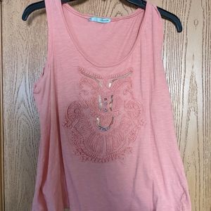 Maurices Tshirt sleeveless peach